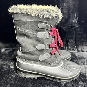 Khombu North Star 146730‎ Womens 11 M Winter Boots Black Waterproof Snow Boots